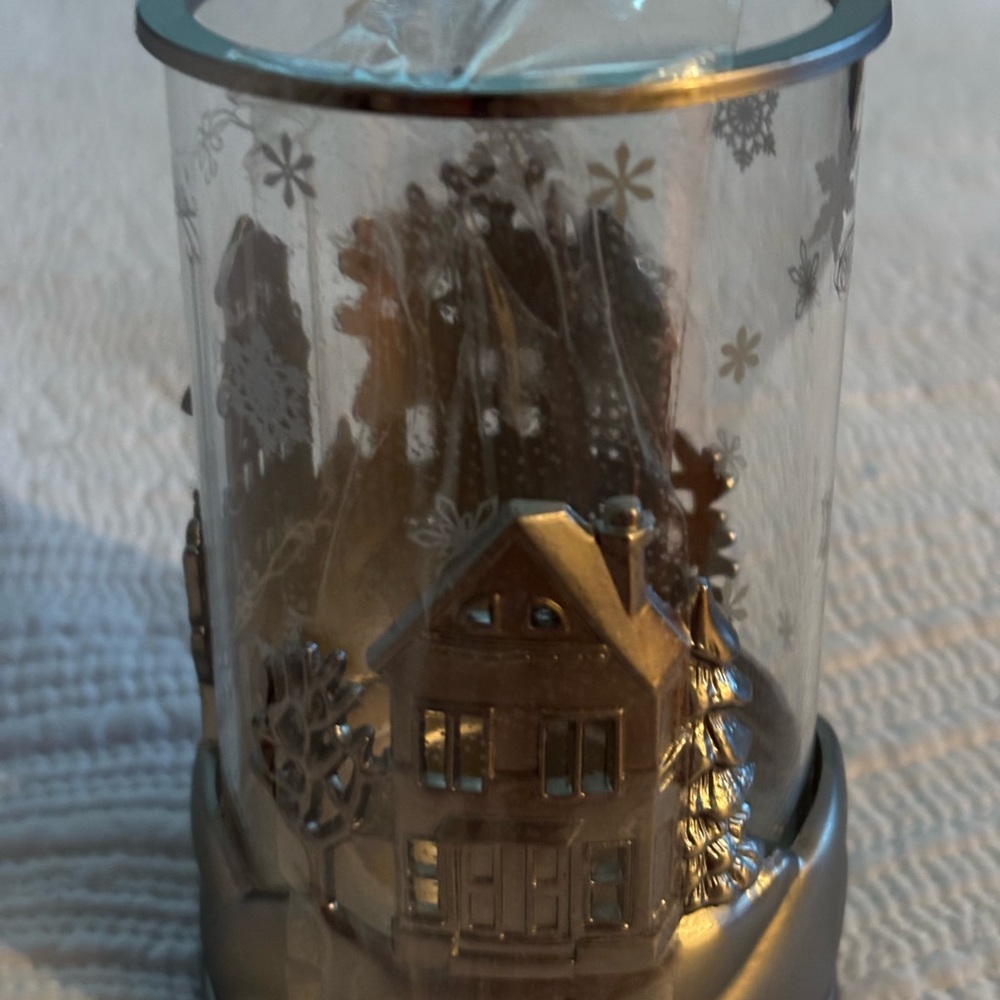 Things Remembered Silver Candle Holder
